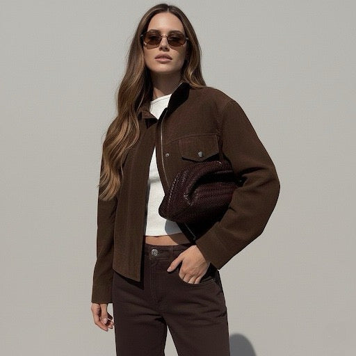 Veste d’automne GRIANI, coupe loose, style street chic ultra tendance.