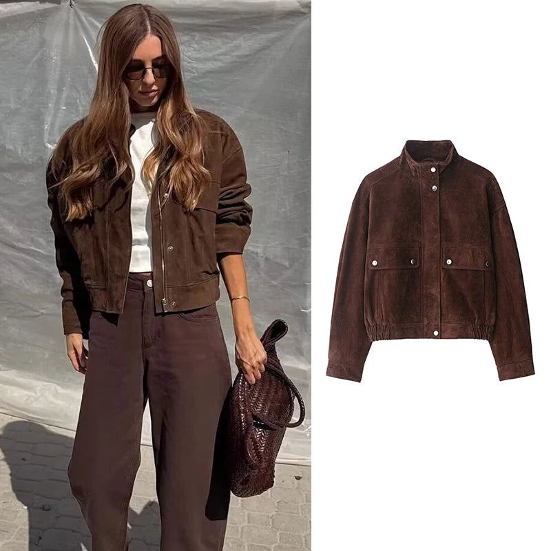 Veste d’automne GRIANI, coupe loose, style street chic ultra tendance.