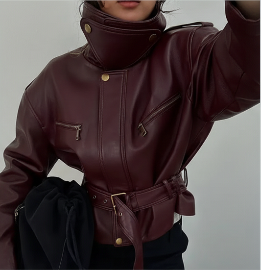 Veste Taille Cintrée GRIANI – Chic & Bordeaux Tendance